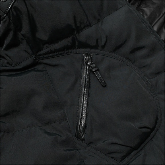ATELIER NOIR by RUDSAK Black Puffer Coat Removable Fur-Lined Hood - Picture 7 of 15